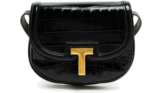 TOM FORD シャイニー スタンプ入り クロコ ミニバッグ - Image 1
