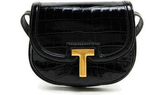 TOM FORD シャイニー スタンプ入り クロコ ミニバッグ - Image 1