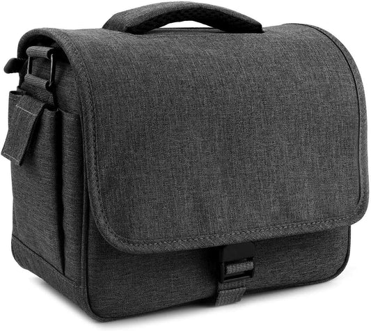Qomolm Camera Case, SLR Camera Bag, Digital Camera Bag, Shoulder Bag, Waterproof, Water Repellent, For Nikon, Canon, Sony, Samsung, Etc., 2-Way, Multi-functional, Large Capacity, Unisex Camera Jacket,