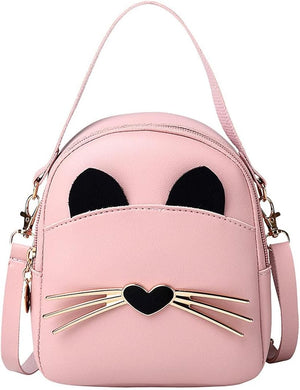 Girls Princess Shoulder Bag, Fashionable Mini Shoulder Bag Nice Small Handbags Shoulder Bags Little Girl Birthday Christmas Gift (Pink)