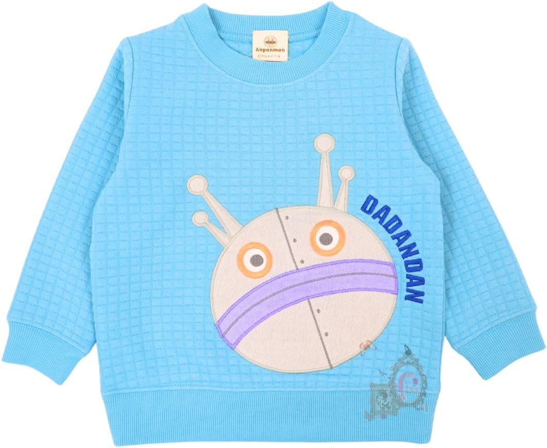 Nakata Anpanman Applique Sweatshirt, Fleece Lined, Autumn, Winter, Spring, Long Sleeve, Children's Clothes, Boys, Girls, Baby, Kids, Anime Character Goods