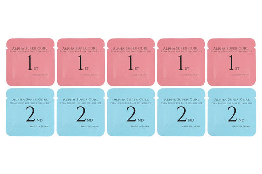 5 Minutes Made in Japan! Eyelash Perm Liquid Oxidized Pouch Type (5 Sets)