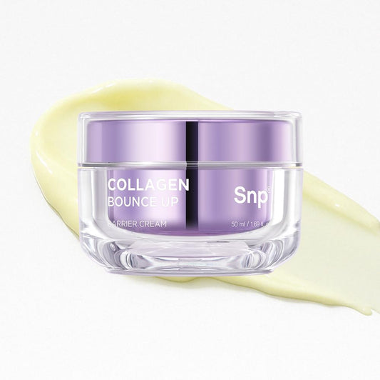 (Snp Official) Collagen Bounce Up Hair Cream 1.7 fl oz (50 ml), Bouncy Tightness and Pore Care! 8 Layer Collagen, Retinol, Liposome, Salmon PDRN Blend, Moisturizing, Resilient, Korean Cosmetics