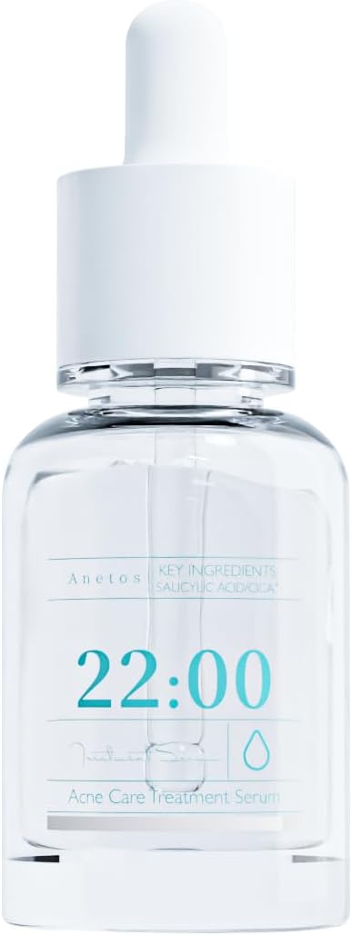 22:00 Anetos Treatment, Serum, 0.5 fl oz (15 ml), Serum, Rough Skin Care, Moisturizing, Sebum Balance, CICA, High Density Essence, Sensitive Skin, Pore Care, Mixed Skin, For Oily Skin