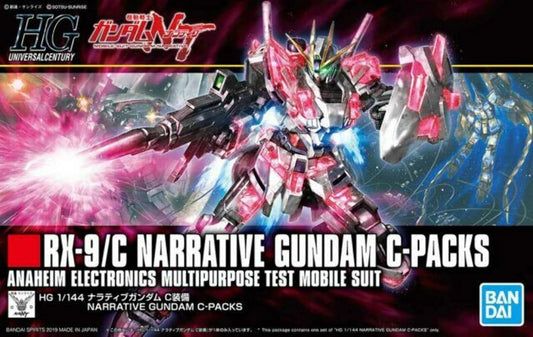 HGUC Mobile Suit Gundam NT Narrative Gundam C Equipment, 1/144 Scale, Color-Coded Plastic Model
