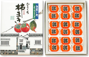 Kokuwa Sangyo Kakimaki 18-Piece Dried Persimmon Kaki Domestically Made Confectionery Kurashiki Souvenir