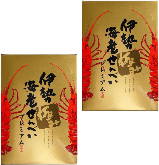 【 Koufukudou 】 Ise Gokumi Sea Shrimp Crackers Premium 12 pieces ×2 boxes