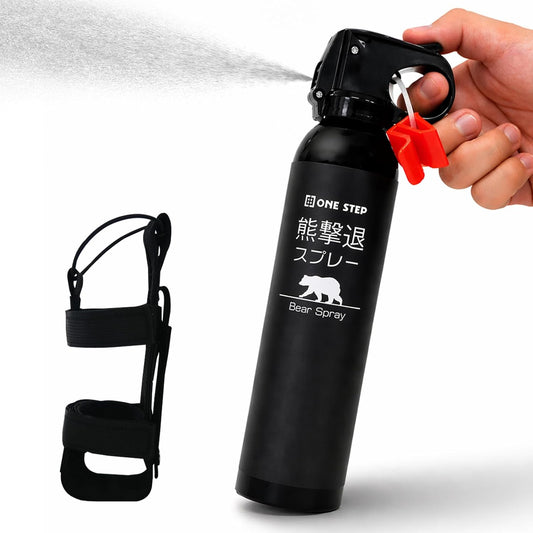 (Be prepared. Japan Brand Hot Pepper Spray, Bear Repellent Spray, 8.2 fl oz (260 ml), For Self-Defense, 35 Seconds Continuous Spray, Spray Distance Approx. 9.8 ft (3 m)