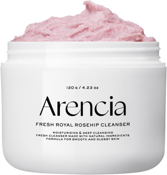 Arencia Fresh Mochi Soap, "Royal Rose Hip", 4.2 oz (120 g), Korea, Facial Cleanser, Moisturizing, Skin Care, Pore Care
