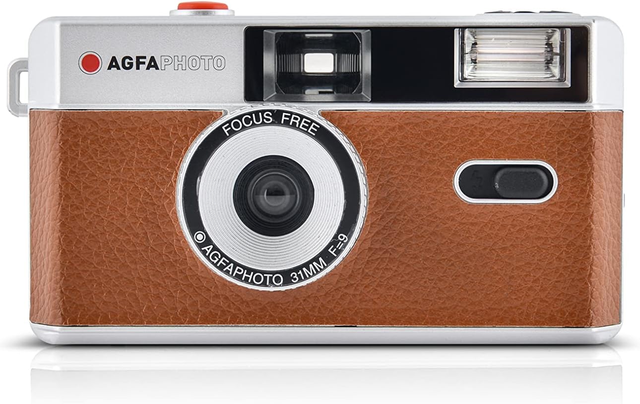 AgfaPhoto Reusable Photo Camera 35mm Brown
