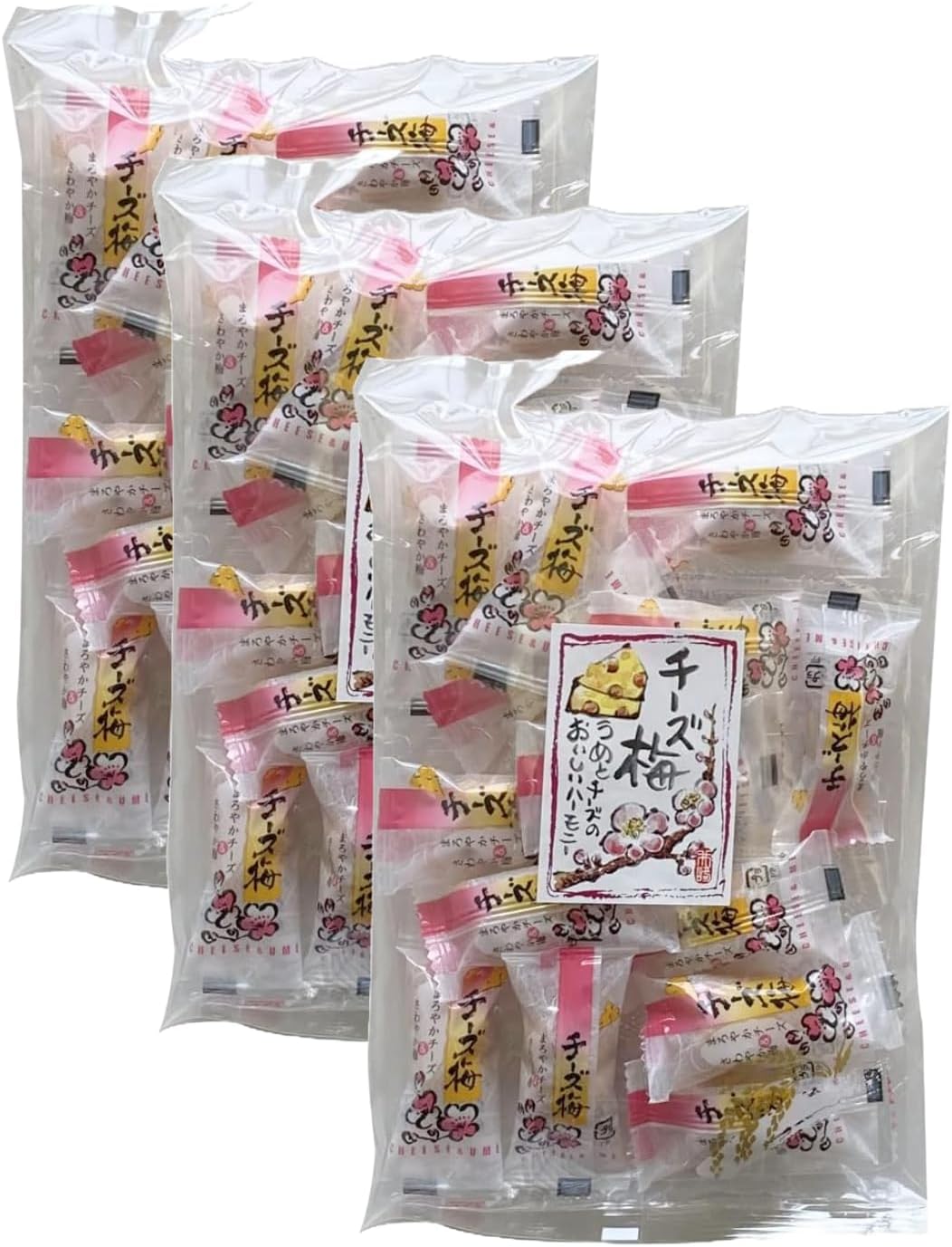 Izaki Shoten Cheese Plum 44g x 3-Bag Set