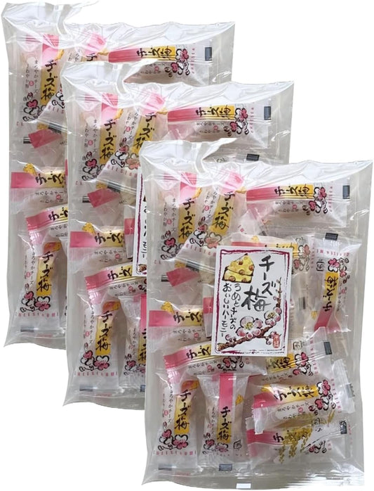 Izaki Shoten Cheese Plum 44g x 3-Bag Set