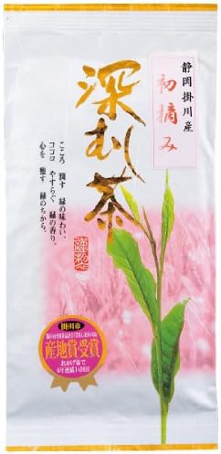Shizuoka Kogawa Tea, New Tea, Deep Steamed Tea, First Picked, 3.5 oz (100 g), 100% Kakawa Made in Kakawa Tea, Deep Mushi Tea, Sajimoto Tea