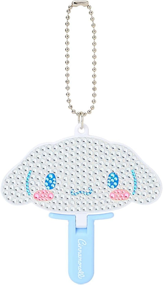 Sanrio Mini Mirror Charm (Glitter Deco Miniature) Cinnamoroll ABS Resin・Steel Keychain Mirror 413062