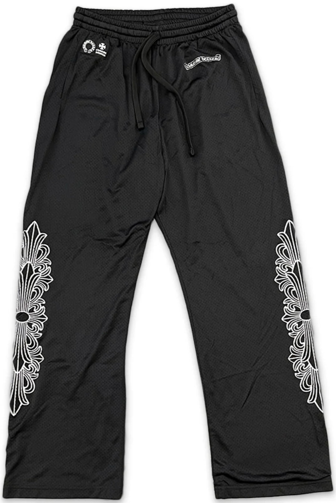 CHROME HEARTS 'BLACK MESH' WARM UP PANTS