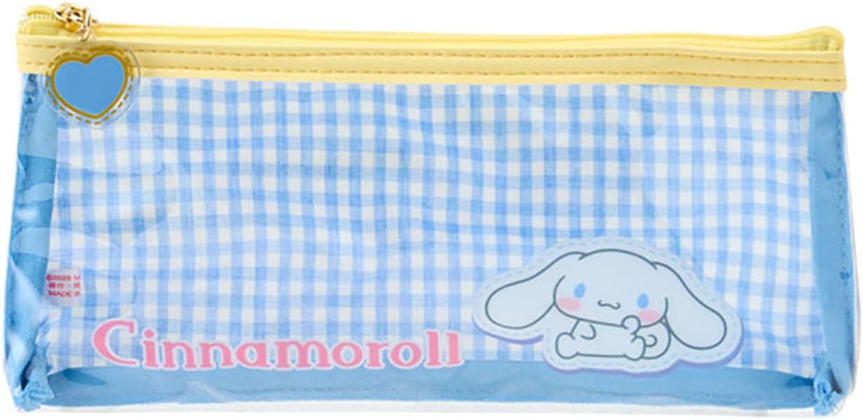 Sanrio Clear Pencil Case, PVC, Laminated Cotton, For Ages 3 and Up, Character 2025