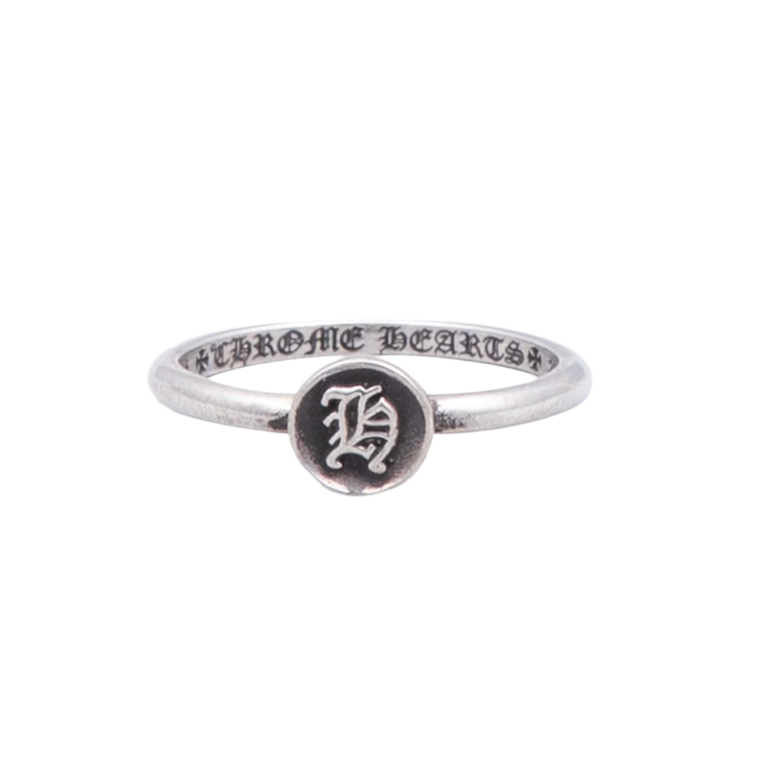CHROME HEARTS 'H' BUBBLEGUM RING