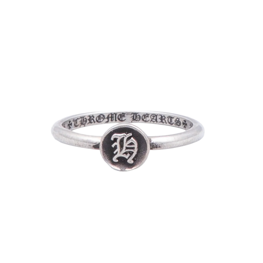 CHROME HEARTS 'H' BUBBLEGUM RING