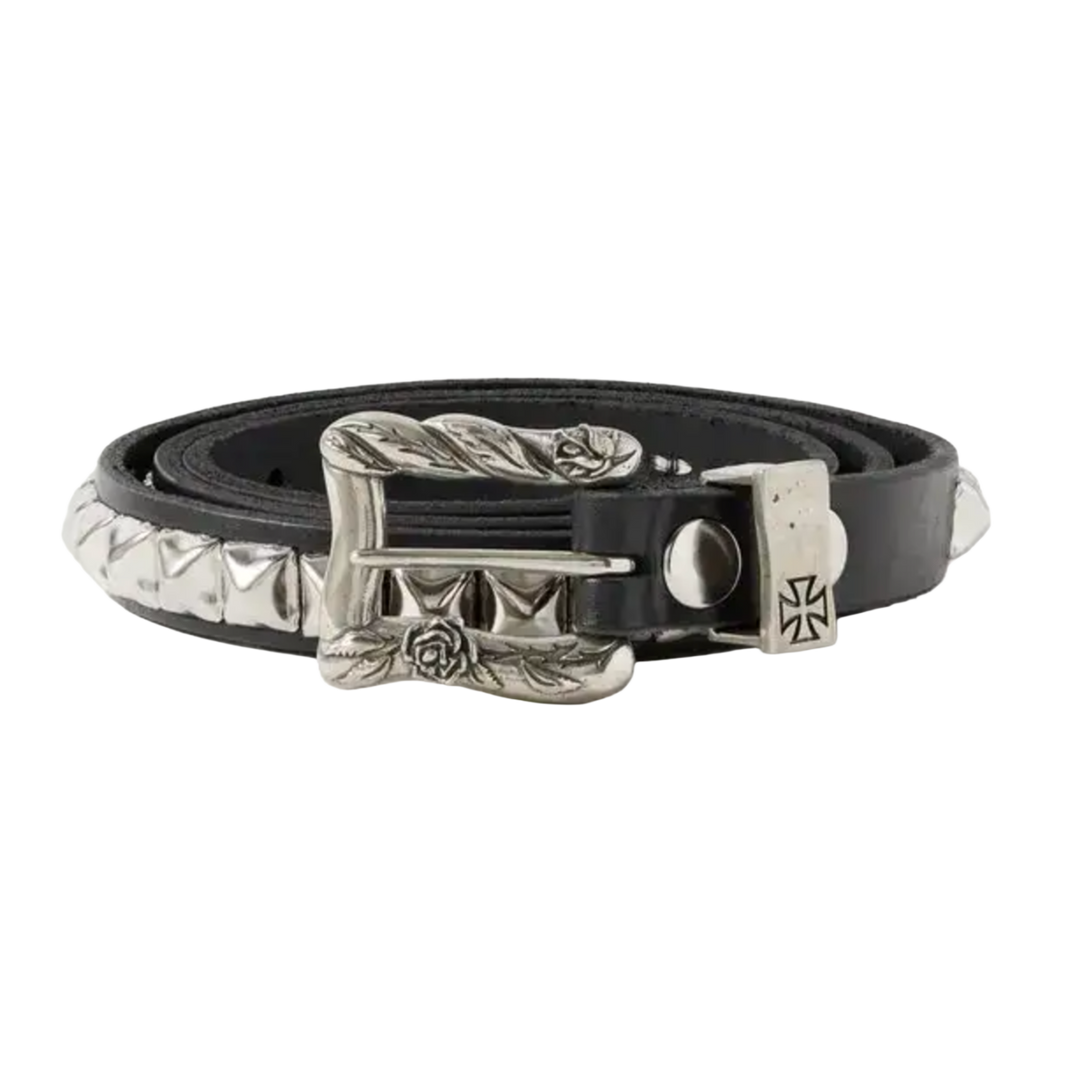 ENFANTS RICHES DÉPRIMÉS 'STUDDED LEATHER' BLACK BELT