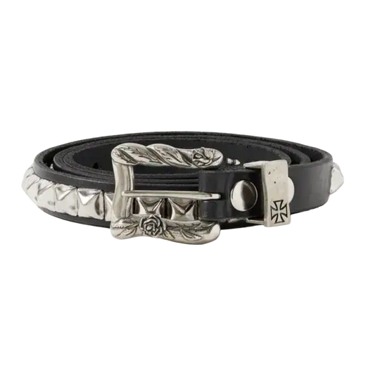 ENFANTS RICHES DÉPRIMÉS 'STUDDED LEATHER' BLACK BELT