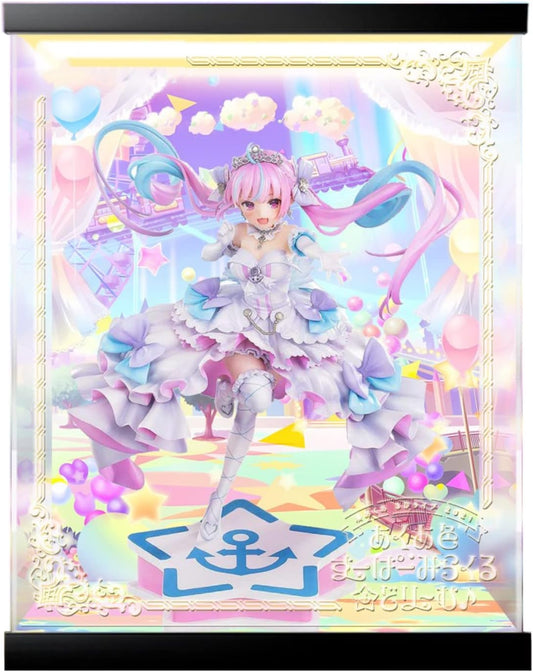 Holo Live Akua Minato Super Dori Ver. 1/7 Scale Figure Case (Up and Down Lighting)