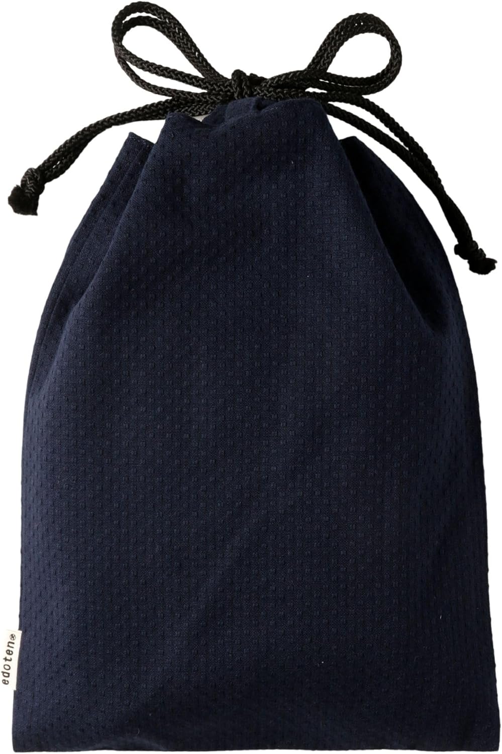 Edo-Ten Shingen Bag, Together Bag, 100% Cotton, Sashiko Fabric, Drawstring Bag, Goshuin Bookbag, Inner Pocket, Men's, Women's