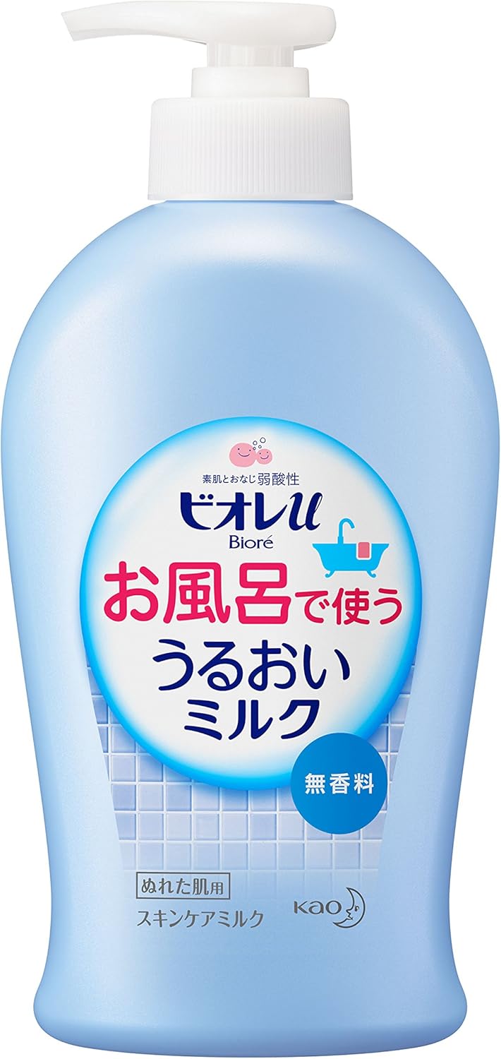 Biore u Moisturizing Milk for Use in Bath, Fragrance-Free