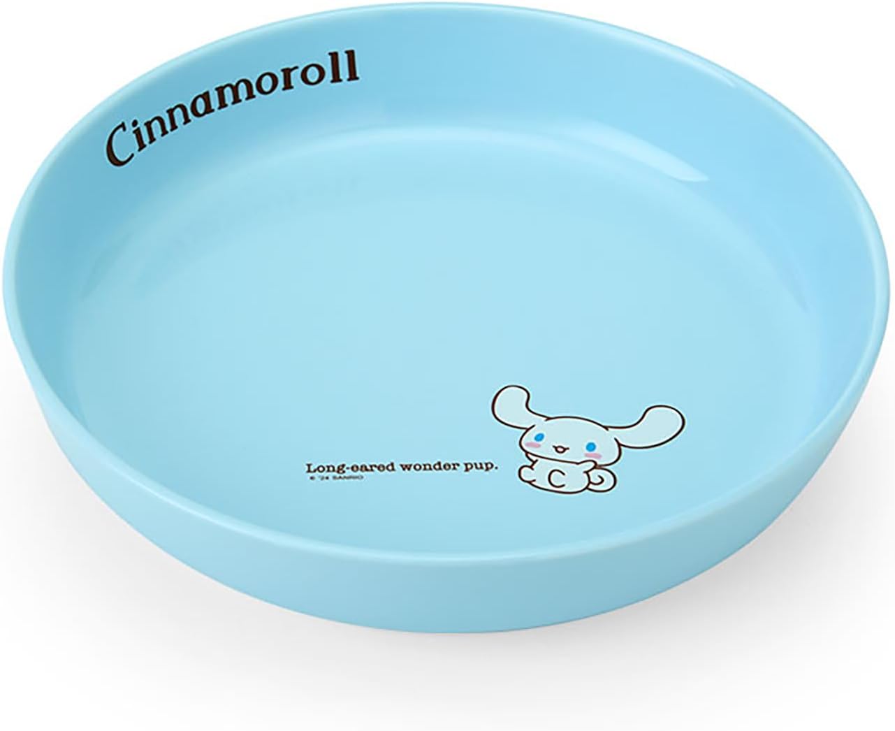 Sanrio 185957 Plate, 8.3 inches (21 cm), Cinnamon Roll, Microwave, Dishwasher, Dish-Dryer, Ceramic, Curry Plate, Pasta Plate