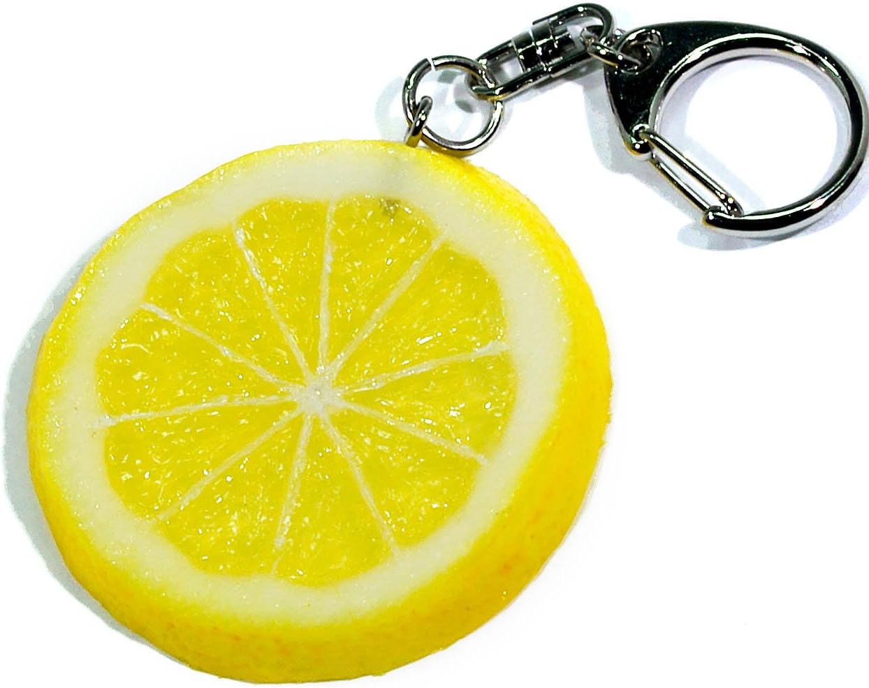 Coconut Accessories 085OK Lemon Food Sample Keychain Cute Funny Souvenir Present
