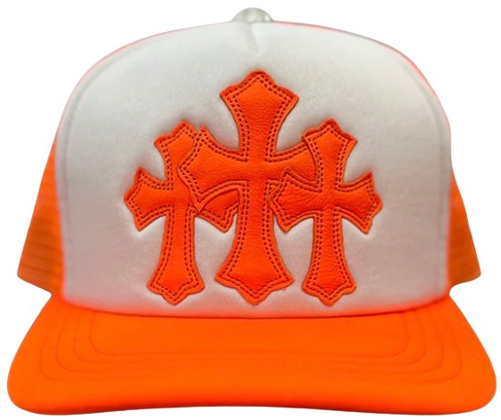 CHROME HEARTS 'ORANGE' CEMETERY TRUCKER HAT