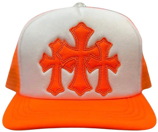CHROME HEARTS 'ORANGE' CEMETERY TRUCKER HAT