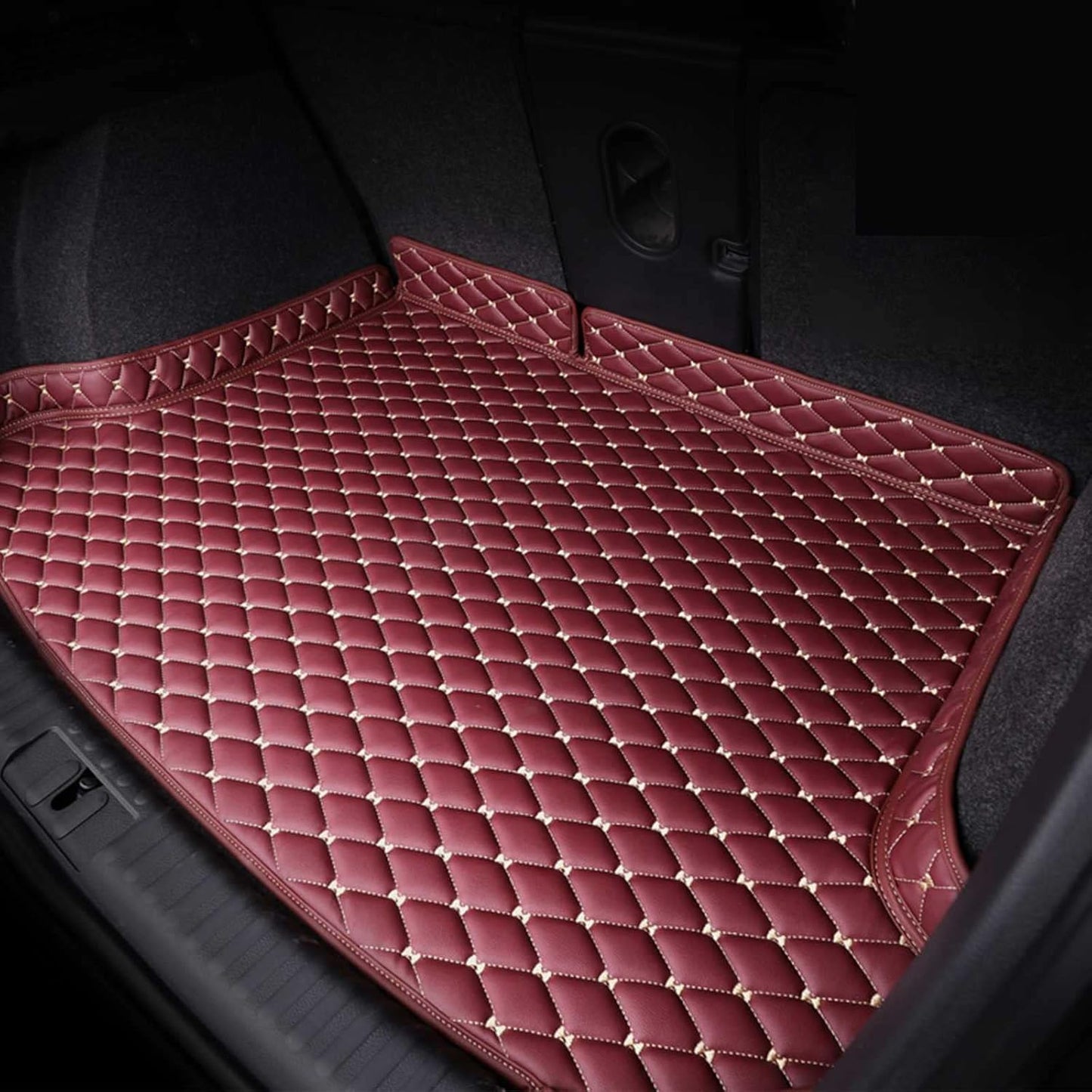 Compatible Toyota Camry AX70 Series H29.7 - Current Trunk Mat, 3D Cargo Mat, Designed for Vehicles, Luggage Mat, XPE, Leather Material, Car Trunk Floor Mat, Scratch Resistant, Custom Cargo Mat,