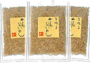 Chirimen Sansho 55g x 3 bags, Kyoto, perfect for hot rice, as a snack with alcohol, with natto rice, or on salad