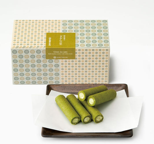 Gion Tsujiri Gion no Sato 15-Piece Individually Wrapped Crackers, Matcha Sweets, Kyoto Souvenir, Hand-Delivered Gift, Workplace Gift, Celebration, Return Gift, Gift, Thank You, Small Package, Japanese