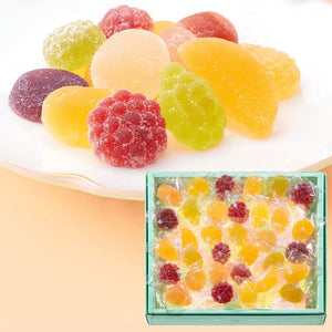 Western Sweets Rokumeikan Blessings of the Dew 44-Piece Set (Gift 12 Varieties Fruit Jelly Hand-Delivered Sweets Single-Serve Jelly)