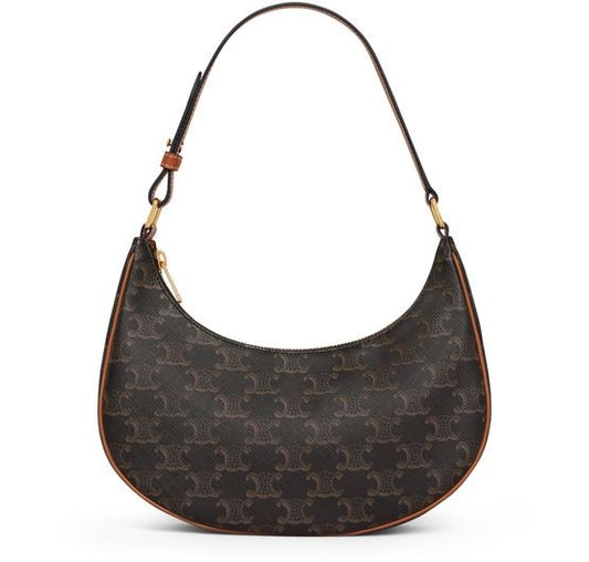 CELINE Ava bag in Triomphe canvas and calfskin - Image 1