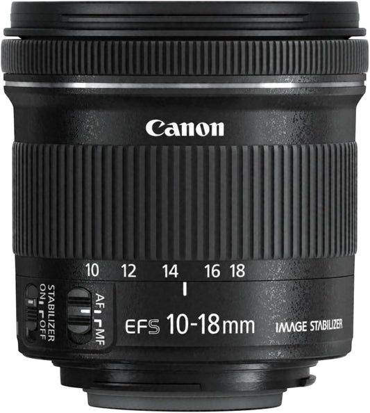 Canon Ultra Wide Angle Zoom Lens EF-S 10-18 mm f/4.5-5.6 IS STM APS-C compatible EF-S 10-18 IS STM