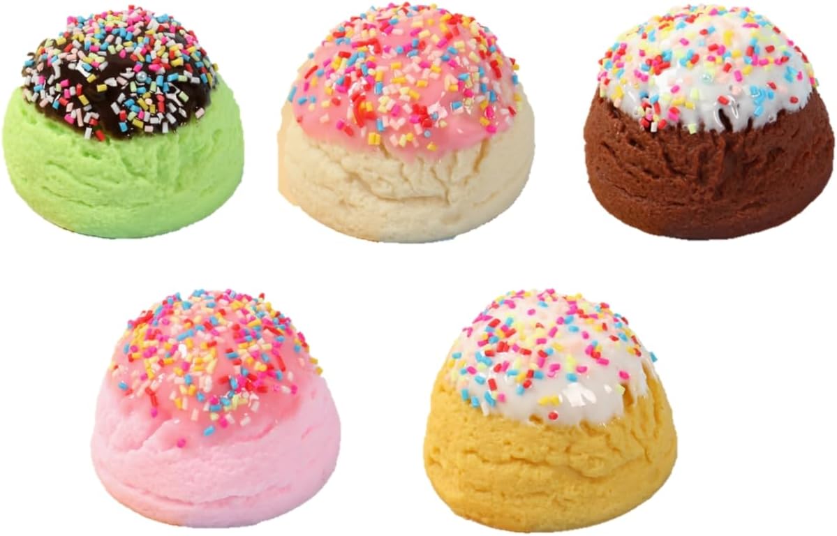 speed mao Real Like Delicious Ice Cream Food Model Food Sample Set of 5 Types