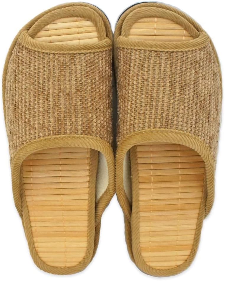 Bamboo Slippers Health D Senote Mall F Size Bamboo Steps Up To Approx. 9.8 inches (25 cm) Made in Japan Arch Stimulation Artisan Hakihaki Workshop, Braun