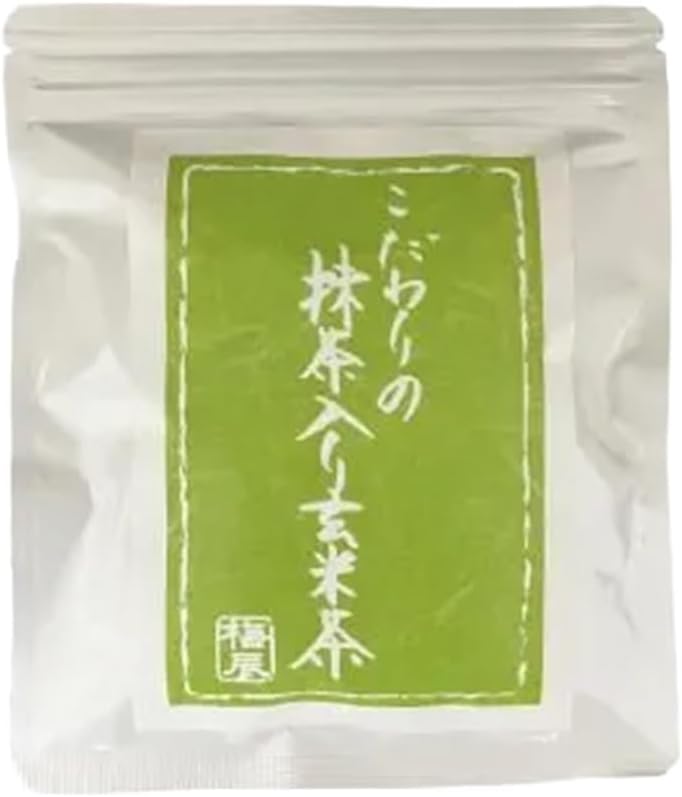 Brown rice tea with carefully selected matcha