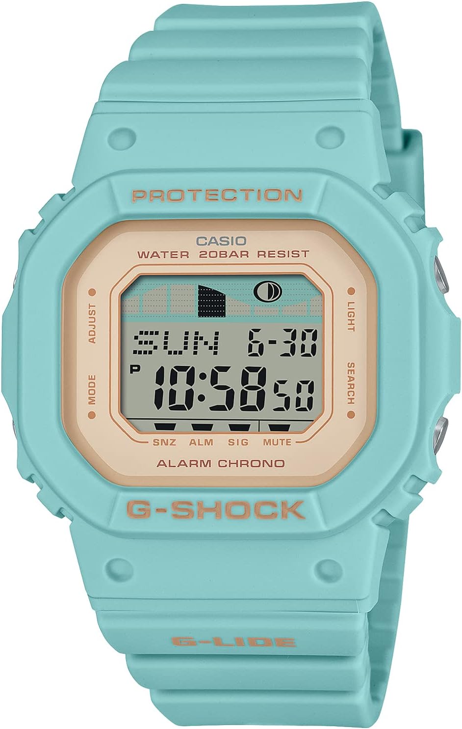 Casio G-LIDE GLX-S5600 Wristwatch, blue, Retro