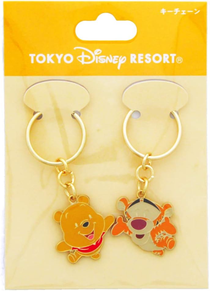 DRT Winnie the Pooh & Tiger Keychain Set Keychain Pair Keychain Winnie the Pooh Disney Resort Exclusive