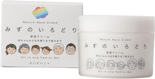 Saiseisha 1000113200 Natural Aqua Cream, Water Saturation, Hydrating Cream, 7.1 oz (200 g), Cup