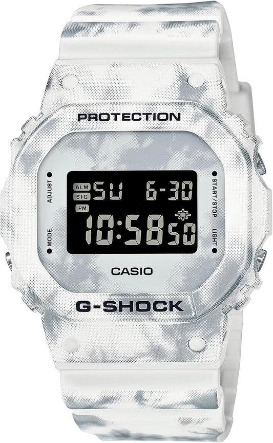 G-Shock DW5600GC-7 Grunge Snow Camo Watch Black/White, multicolor (black / white)