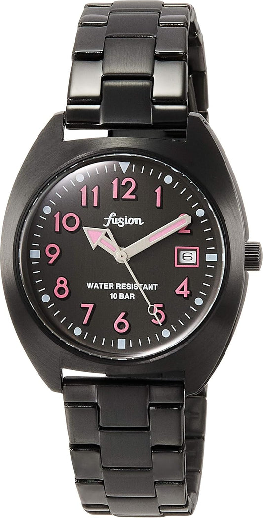 Seiko Watch Alba AFSJ404 Stainless Steel (Hard Coating), Dial: Black, Bracelet Type