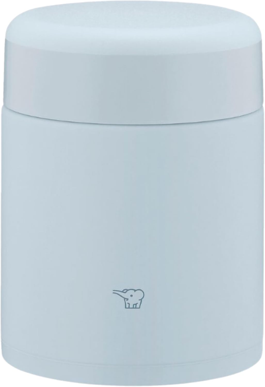 Zojiroshi Soup Flask 400ml Large Tea Bowl Size 【Keeps Food Warm and Cold】 Bento Wide Mouth Ice Gray SW-KA40-HL