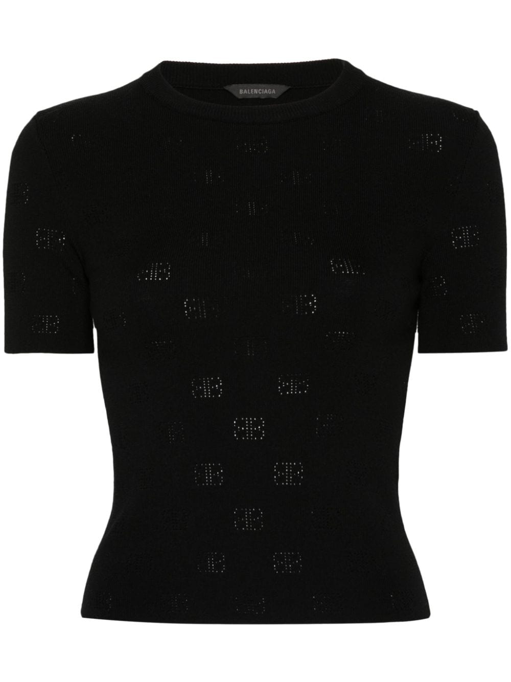 Balenciaga バレンシアガオープンニットウールトップ - Image 1