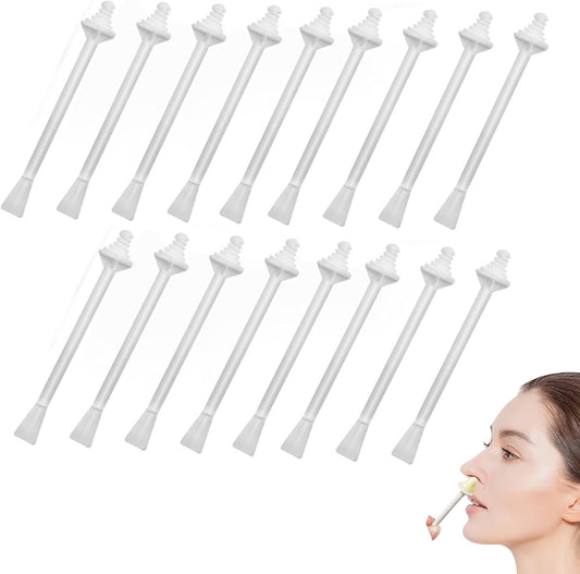 Nose Hair Wax Sticks, Nose Hair Stick Tweezer Wax, Pack of 100 Brazilian Wax Nose Hair Disposable Rod, Nose Clean, Nose Hair Removal Tool, Smear Wax Stick, Easy to Use at Home (New Model)