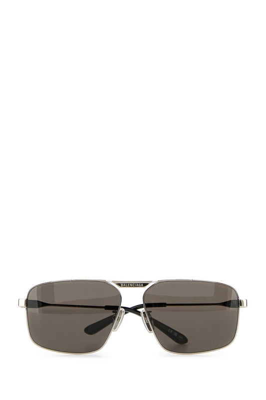 Balenciaga バレンシアガシルバーメタルサングラス - Image 1