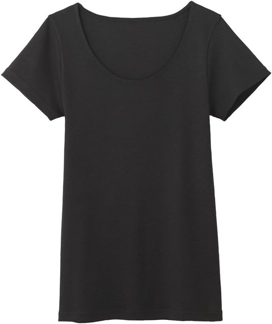 Gunze CFA CB3252 Women's Inner Shirt, Refreshing 100% Cotton, Short Sleeve, Made in Japan